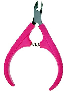 DECOMELODY Alicate para Cutículas de Acero Inoxidable Diseño Ergonómico y Muerde Águila, Herramienta Profesional para Manicura y Salón de Uñas