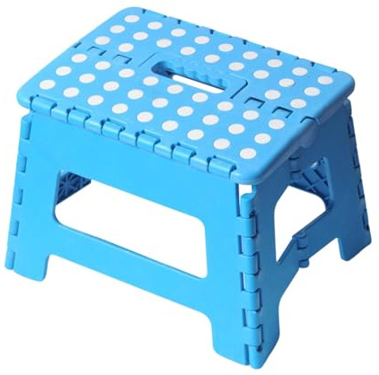 Tabouret Pliant - Marche Pied Pliable - Marche Pied Camping Car | Plateforme Sécurisée Support Charge Max 150 Kg | Épais Antidérapant pour Intérieur Extérieur Maison Jardin Camping