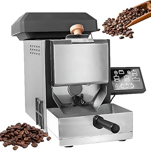 Elektrisk KaffeböNsrostare, Kafferostare för Hemmabruk, RöKfri Trumrostare, för Hem- Och Kommersiell Automatisk Bakning