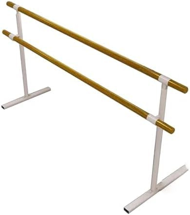 Freistehende Ballettstange Mit Einer Stange, Tragbar, Für Studio-Stretching Und Aktives Training, Ballettausrüstung, White Double, 180cm