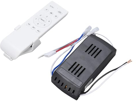 YUKERMARB Kit Telecomando Universale per Ventilatore da Soffitto, Ricevitore Controllore per Ventilatore da Soffitto, Telecomando Sostitutivo per Luce e da, 6