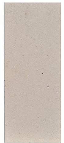 FIREFIX Piedra refractaria 2052 (Moldeada) de 30 mm de Grosor, 400 x 160 mm, Color Amarillo