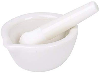 MAGELIYA Porcelaine Mortier et Pilon Épice Herb Grinder Mélange Broyeur Bol Broyeur Set