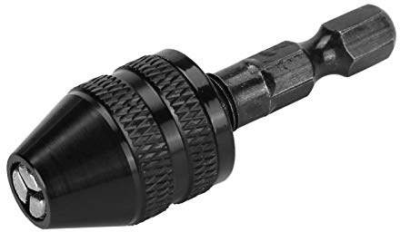 Mandrino per trapano, mandrino per trapano elettrico con codolo esagonale Adattatore a cambio rapido Cacciavite elettrico per strumento di conversione del trapano, 6,5 mm(H01335)