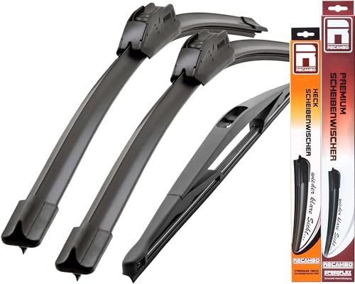 Recambo SCHEIBENWISCHER VORNE + HINTEN kompatibel für OPEL MERIVA A | BJ 2003-2010 (3er Set: 600mm / 600mm / 400mm)