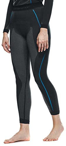 Dainese Dry Pants Lady, sous-Pantalon Respirante Moto, Femme, Noir/Bleu, XS/S