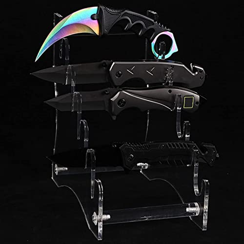 backlight Présentoir à Couteaux | Rangement pour Couteaux Amovible 2D,Porte-Couverts, Affichage décoratif Couteau, Support d'affichage Fixe pour la décoration Table