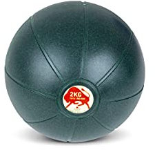 HAEST Trial New Nemo Balle médicale en caoutchouc 2 kg – Balle lestée – Slam Ball – Petite balle médicale – Wall Ball – Sport Médecine Ball – Petit ballon médical