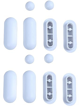 12 Pièces Amortisseur Universel WC, tampons pour abattant de WC,Tampon Universel pour Siège de Toilette Kit D'amortisseurs,Abattant WC Tampon de Remplacement de Toilette Pour la maison,le bureau etg