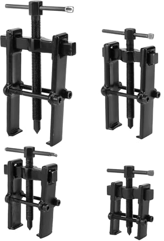 QWORK® 4 Stück Lagerabzieher 2/3/4/6Zoll, Zwei Backenlager Zahnradabzieher, kugellager abzieher, zum Radabbau