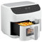 MEDION Friggitrice ad aria doppio cestello P20 XXL (8,7L, 2600W, 9 Programmi di Cottura, Dual Air Fryer, Dual Cook & Sync-Finish, MD 11760) bianco