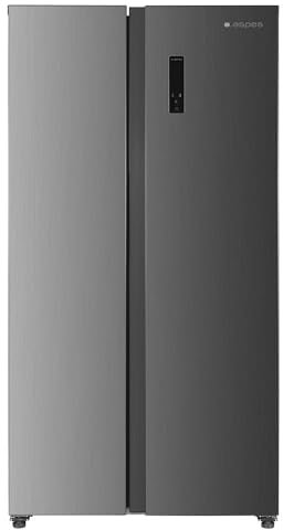 Aspes Frigorífico Combi Americano 2 Puertas Inox AA18900ENFX. Capacidad 442 Litros, No Frost, Multi AirFlow, Bajo Nivel Sonoro, Eficiencia Energética Clase E