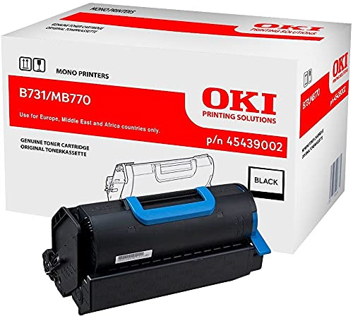 ECOPRO - Original Toner für OKI B731 MB770 - Schwarz - 36.000 Seiten A4 - Code 45439002