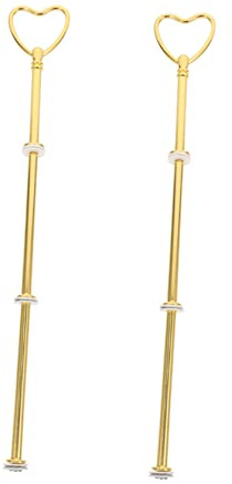 TOPPERFUN 2piezas Brochetas Multicapa De Europeo Soporte Para Pasteles De Torre De Postres Dorada Accesorios Para Dulces Para Bodas y Fiestas