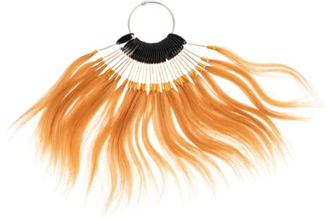 Healeved Echthaar Haarfarbentest Satz mit Vielseitigen Farboptionen und Praktischem Design für Hairstyling und Haarfärbeübungen im Salon