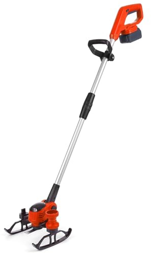Sunydog Potente Cortadora de Césped Inalámbrica de 21 V con 3 Tipos Cuchillas Plegables para el Jardín del Hogar, Cortadora Césped Eléctrica 9000 RPM para Trabajos Bordes, Portátil Aleación Aluminio