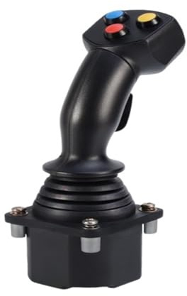 EYRMQWJPC Joystick Industrial, Joystick industrial Hall 60A3 con retorno automático por resorte IP66 for control de excavadoras(Dc5v Output Rs232)
