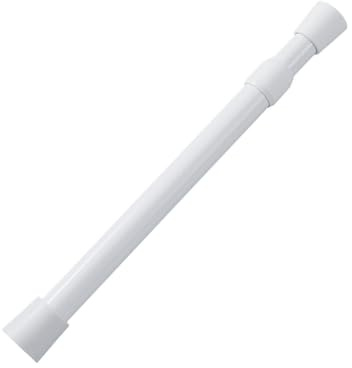 HYFZOD Tringle à Rideau Extensible sans Perçage, Tringle Rideau Extensible, Barre de Vitrage Télescopique pour Fenêtre, Douche et Décoration d'Intérieur (30-50 cm)