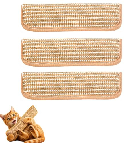 EujRcf 3 Pcs Catnip Toys for Indoor Cats, Soft Jute Catnip Pillow Toys | Durable Jute Fabric with Catnip Filling Encourages Chewing, Scratching and Play, Helping Keep Cats Engaged Daily