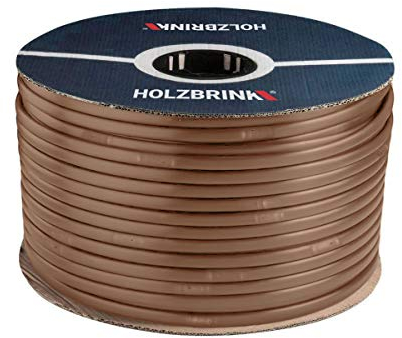 HOLZBRINK Tropfschlauch 5/8 16mm zur Bewässerung Perlschlauch selbstreinigend, für jedes Gefälle, Profi, 30m, HTS01-P