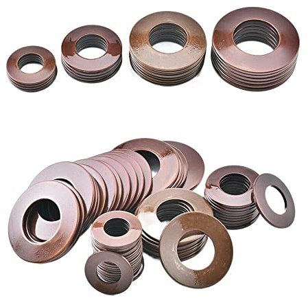 YSANO 10Pcs 60Si2MnA Belleville Compression Spring Washer Disc Spring Outer Dia 25-31.5mm Inner Dia 12.2-16.3mm Thickness 0.7-1.75mm (Size : 22.5x11.2x0.6mm)