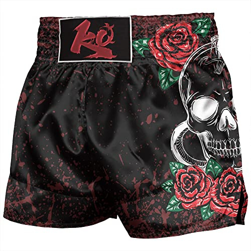 Women's Fight Wear Shorts Skull Flower Viper MMA Gym Shorts Sports Trunks