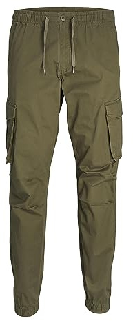 Jack & Jones Homme Jpstkane Jjnoah Cuffed Jogger Ana Noos Pantalon De Jogging, Vert Olive, XL EU