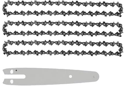 Kit 3 Mini catena per Motosega a 6 pollici 6 + 1 Barra di Guida Ricambio per Mini Moto Sega Portatile Elettrica Senza Fili