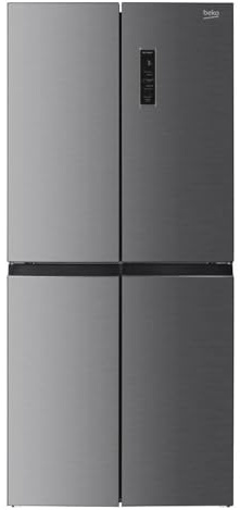 Beko 532 Litre 60/40 Freestanding American Fridge Freezer - Stainless Steel