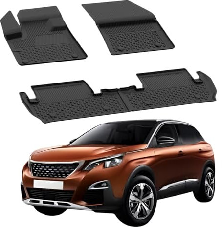 Sahler Fußmatten Automatten kompatibel mit Peugeot 3008 GT Line 2016-2023 | 4.5D Premium TPE Gummi Antirutsch Gummimatten Wasserdicht Car Auto Matte Schwarz