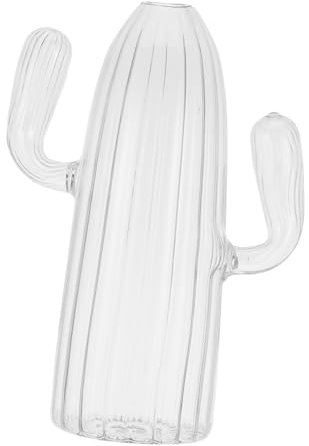 Alipis Kleiner Klarer -übertopf Für Wasserpflanzen Einzigartige Kaktusvase Für Tischdekoration Ästhetische Blumenvase Für Zuhause Und Büro Für Sukkulenten Und Kleine Pflanzen