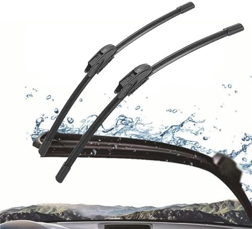 DWDUI 3PCS pour Smart pour Forfour 454 2004-2007 26 + 18 + 14 Balais D'essuie-Glace Avant Arrière Accessoires De Coupe-Brise pour Pare-Brise 2004