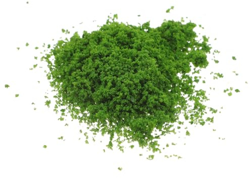 OHPHCALL Polvo de Césped Artificial 60 G 3 Bolsas para Paisajismo DIY Material Base de Esponja para Microescenas Decoración de Bonsái y Maquetas Color Verde Natural para Manualidades