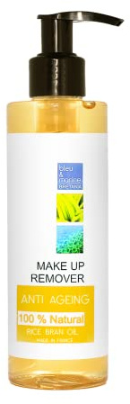 Olio di Ceramidi di Riso con Oryzanolo - Struccante 100% Naturale & Maschera per Capelli Crescita & Anti-forfora - Cura Ecologica per Pelle & Capelli, 200 ml