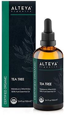 Alteya Organic Aceite de árbol de té (Melaleuca Alternifolia) 100 ml - 100% Aceite esencial de árbol de té natural puro orgánico certificado por el USDA