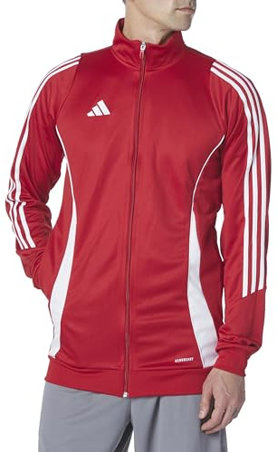 adidas mens Tiro 24 Training Jacket, Team Power Red/White, Large