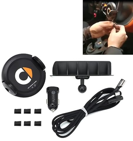 HABURN Auto Telefono Titolare per Smart 453 Fortwo Forfour, Senza Fili Supporto Ricarica Automatico Sensore Regolabile Intelligente Infrarossi Supporto Cellulare,453 Navigation-Side