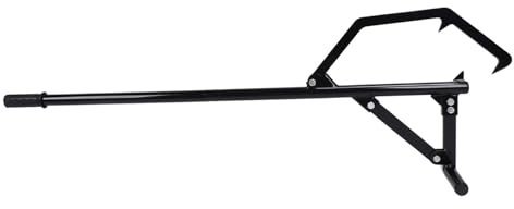 51-Zoll-Holzheber mit Rutschfestem Gummigriff, Verstellbarer Kipphaken, Rutschfester Gummigriff, Holzrollenheber für den Bauernhof