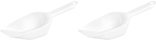 Westmark Back-/Abwiege-/Abfüllschaufel, Füllvolumen: 55 ml, Kunststoff, Halvar, Weiß, 90892251 (Packung mit 2)