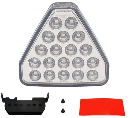Rückbremslicht Auto LED Bremslicht 12V rotes Dreieck F1 Stil Rücklicht Stroboskop Parken Warnlicht Antikollisionslampe für Auto LKW (Farbe: B)
