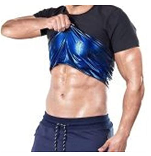 WEITING Neopren Mit Taillentrainer Gürtel Body Shaper Herren Shapewear Bauch Korsett Weste Sport Fitness for Männer Sauna Schwitzweste Sauna Schwitzgürtel Saunaanzug (Color : Men, Size : S)
