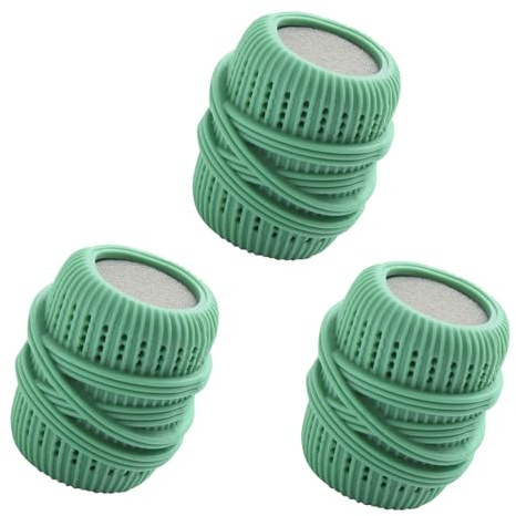 Trocknerbälle, 3 Stück Waschball für Waschmaschine Wiederverwendbare Trocknerbälle für Wäschetrockner Daunenjacken Waschkugel Trocknerball Waschball Waschmaschine Bälle für Trockner (Green)