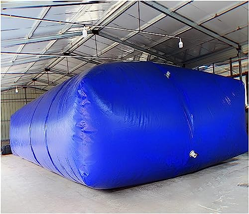 DLAZUM Wasserspeicherbeutel Wasserspeicherblase Tragbarer Transport, 6000L-75L Outdoor-Faltbarer Wasserbeutel für Gartenarbeit, Baukonstruktionen (Größe: 500L/132Gal/1x1x0,5 m) (3407L/900Gal/2,5x1,
