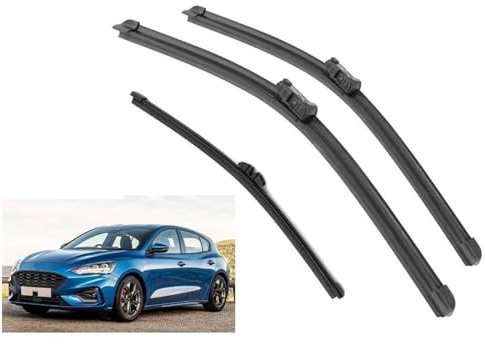 TOYOCC Car Front Rear Wiper Blades Brushes Cutter Accessories For Ford For Focus 4 MK4 2018 2019 2020 26+26+11 Windshield Wiper