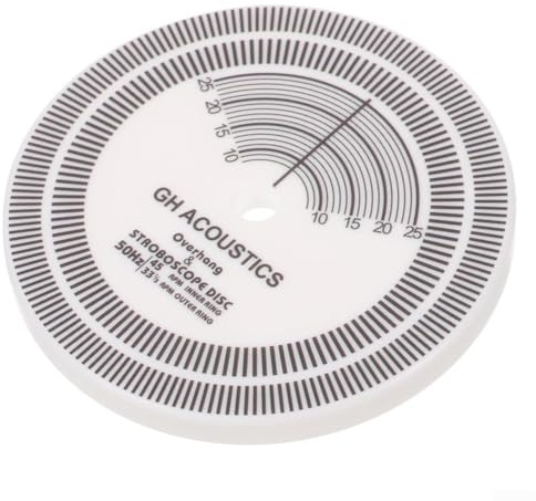 Schallplatten-Geschwindigkeitsmessscheibe, LP-Vinyl-Schallplatten-Tachometer, Acryl-Plattenspieler, Stroboskop-Scheibe, Geschwindigkeitstestscheibe