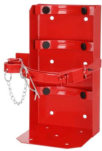 American - Staffe e supporti per estintori resistenti, St12 in acciaio rosso, per 9,1 kg di CO2 a secco/4,5 kg, per scuola, garage, veicoli, barche, camion, ricambio generico per 810 da amerex (9,1