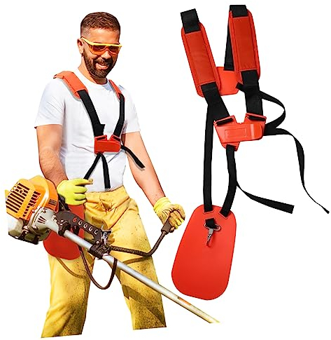 Yardenfun Verstellbarer Schultergurt Für Motorsense Gepolsterter Rasenmäher-tragegurt Ergonomischer Trimmer-schultergurt Langlebiger Grasschneider-gurt Für Gartenarbeit Und Akku-freischneide