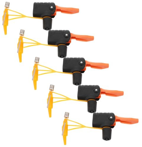 Supvox 5stücke Fahrrad-steuersatz-abstandshalter Mit Pumpen-luftdüse Luftpumpendüsen Pumpenkopfdüse Luftkompressordüse Ersatzdüse Für Fahrradreifenpumpenadapter Standpumpe