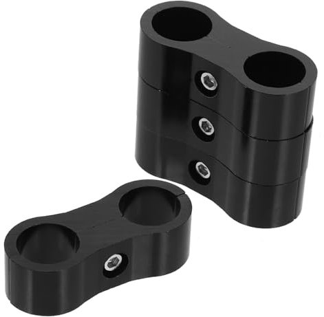 SEWOART 4pièces Colliers De Serrage Tuyau Alliage Aluminium Pince De Séparation De Ligne De Carburant Fixation Sûre Et Facile Pour Conduite De Carburant Automobile