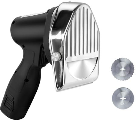 ERSINIAN Coltello Professionale per Kebab Turco, taglierina elettrica per shawarma, taglierina Commerciale per Gyros, coltelli per Kebab in Acciaio Inossidabile, Spessore Regolabile, per ristoranti
